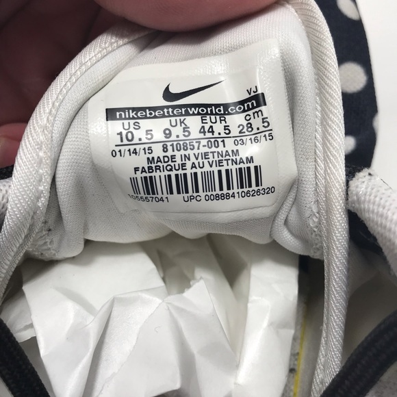 NIKE ROSHE ONE NM QS POLKA DOT - BLACK 810857-001 SIZE 10.5 - Picture 6 of 8